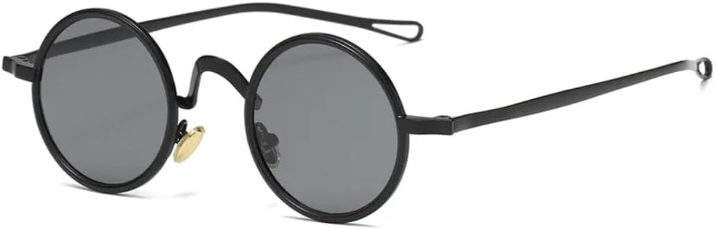 Ретро металлические круглые панк-солнцезащитные очки для женщин с прозрачными линзами, защищающими от Blu-ray, оправа для мужчин с защитой от UV400 HHZZYVY, Black Gray
Ретро металлические круглые панк-солнцезащитные очки для женщин с прозрачными линзами, защищающими от Blu-ray, оправа для мужчин с защитой от UV400 HHZZYVY, Black Gray