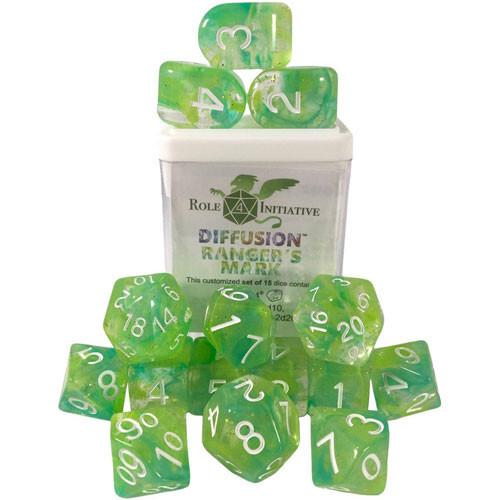 Аксессуары Role 4 Initiative R4I Dice w/ Arch'd4: Diffusion - Ranger's Mark w/ White (15)
Аксессуары Role 4 Initiative R4I Dice w/ Arch'd4: Diffusion - Ranger's Mark w/ White (15)