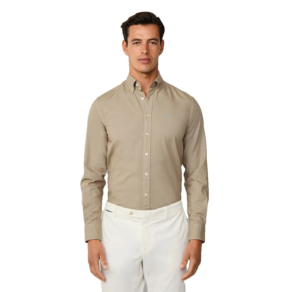 Рубашка Hackett ESS GMT Dyed Oxford, бежевый
Рубашка Hackett ESS GMT Dyed Oxford, бежевый