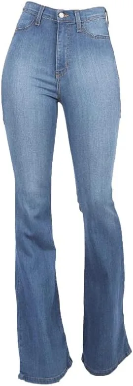 Andongnywell женские джинсы с высокой посадкой, широкие клеш
Andongnywell женские джинсы с высокой посадкой, широкие клеш