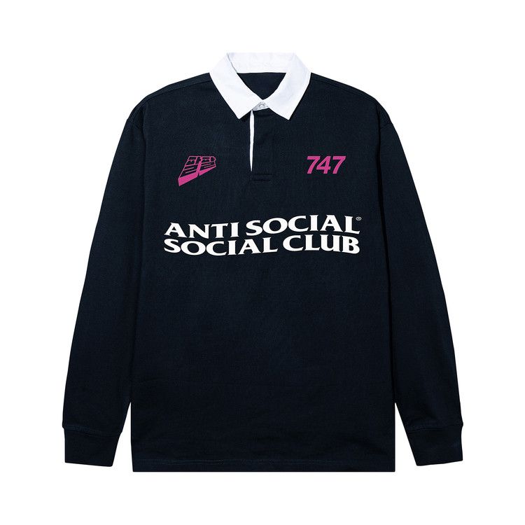Поло Anti Social Social Club Long-Sleeve Rugby Polo, Black
Поло Anti Social Social Club Long-Sleeve Rugby Polo, Black