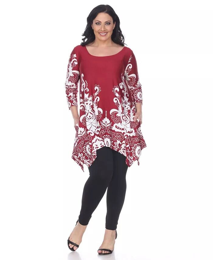 Плюс-топ-туника Yanette White Mark, красный
Плюс-топ-туника Yanette White Mark, красный