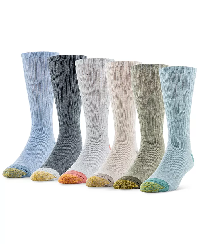 Мужские повседневные носки Harrington, 6 пар Gold Toe, мультиколор
Мужские повседневные носки Harrington, 6 пар Gold Toe, мультиколор