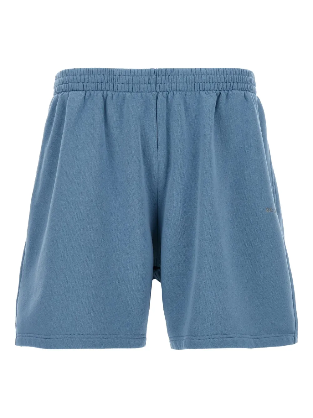 Шорты с кулиской и вышитым логотипом BALENCIAGA, синий 
Шорты с кулиской и вышитым логотипом BALENCIAGA, синий