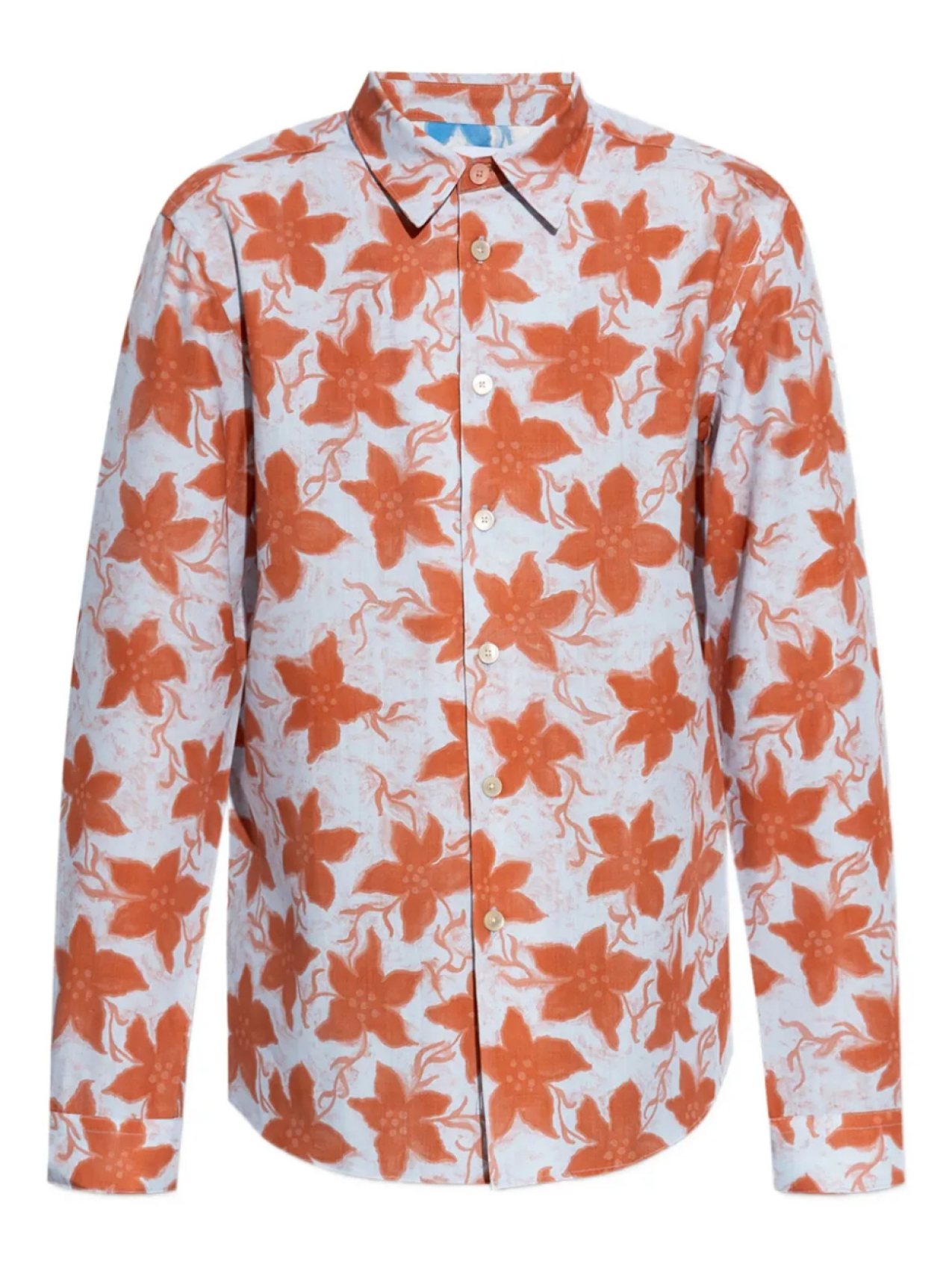 Рубашка с цветочным принтом на пуговицах PS Paul Smith, синий
Рубашка с цветочным принтом на пуговицах PS Paul Smith, синий