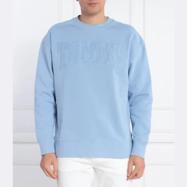 Толстовка свободного кроя New vrsty acid Tommy Hilfiger, синий 
Толстовка свободного кроя New vrsty acid Tommy Hilfiger, синий