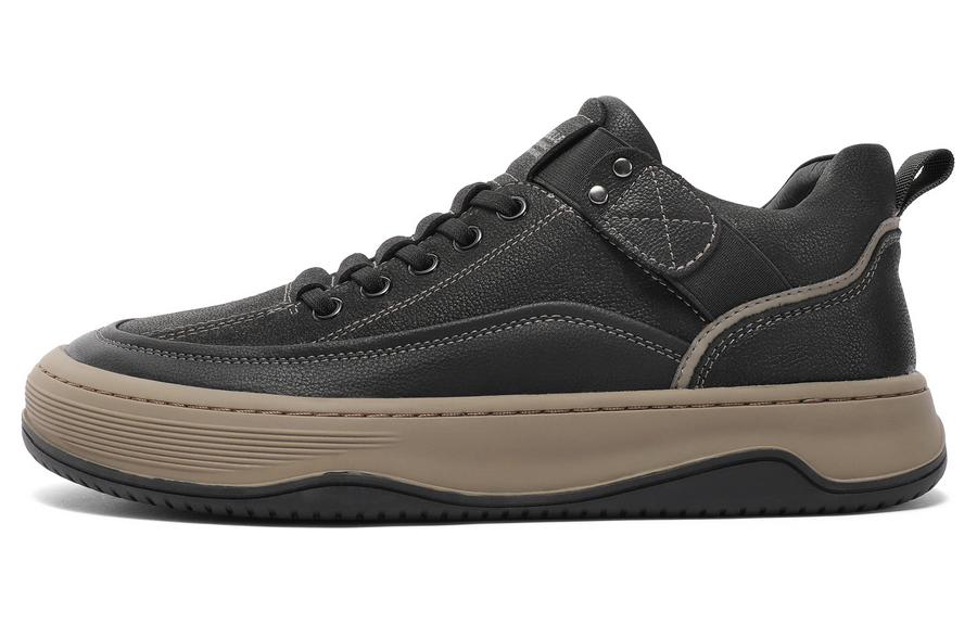 BELLE Износостойкие легкие мужские повседневные туфли на низком ходу с высотой подошвы 4 см без подкладки черные, цвет Black Unlined
BELLE Износостойкие легкие мужские повседневные туфли на низком ходу с высотой подошвы 4 см без подкладки черные, цвет Black Unlined