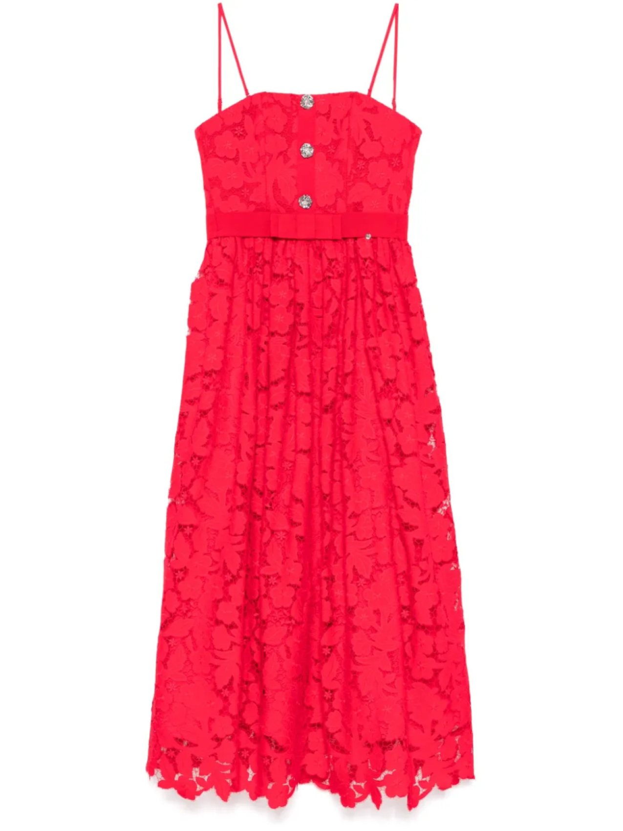 Платье миди из цветочного кружева NISSA, красный
Платье миди из цветочного кружева NISSA, красный
