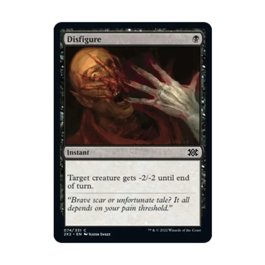 CCG Обезобразить (С) (Фольга), MTG - Double Masters 2022
CCG Обезобразить (С) (Фольга), MTG - Double Masters 2022