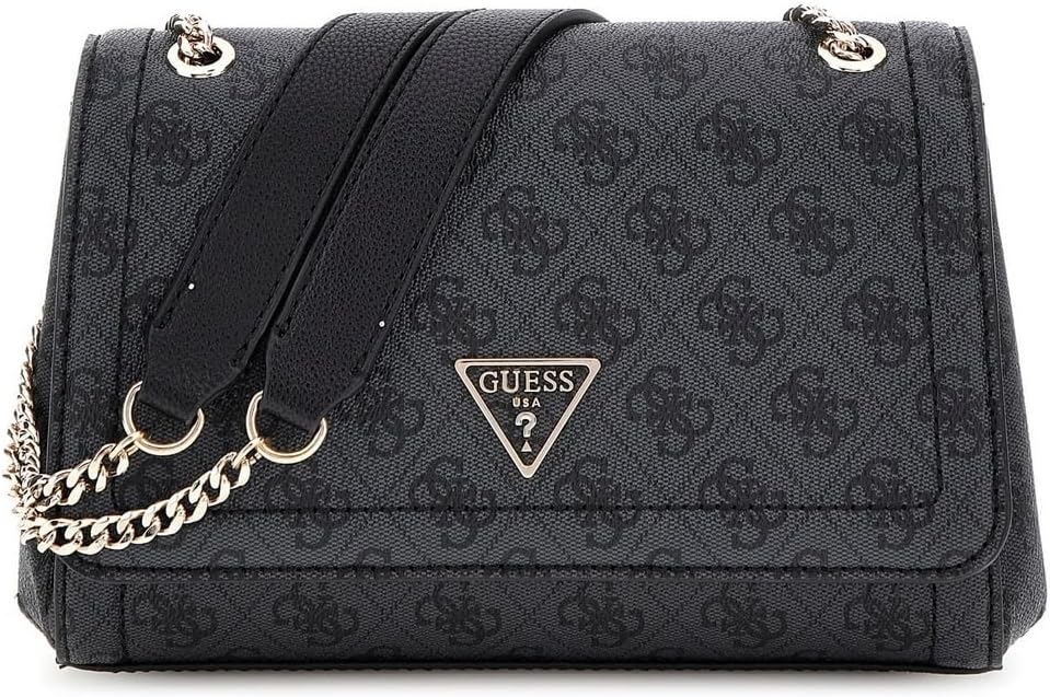 GUESS Женская сумка-трансформер Noelle с клапаном через плечо, Charcoal Logo
GUESS Женская сумка-трансформер Noelle с клапаном через плечо, Charcoal Logo