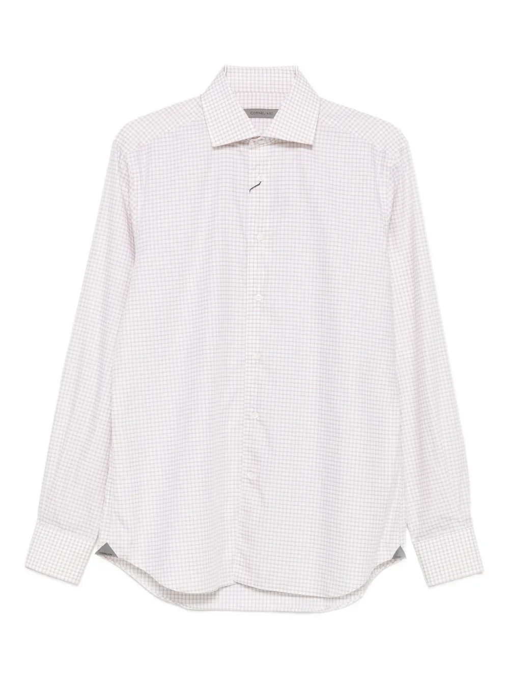 Длинная рубашка в клетку Corneliani, белый
Длинная рубашка в клетку Corneliani, белый