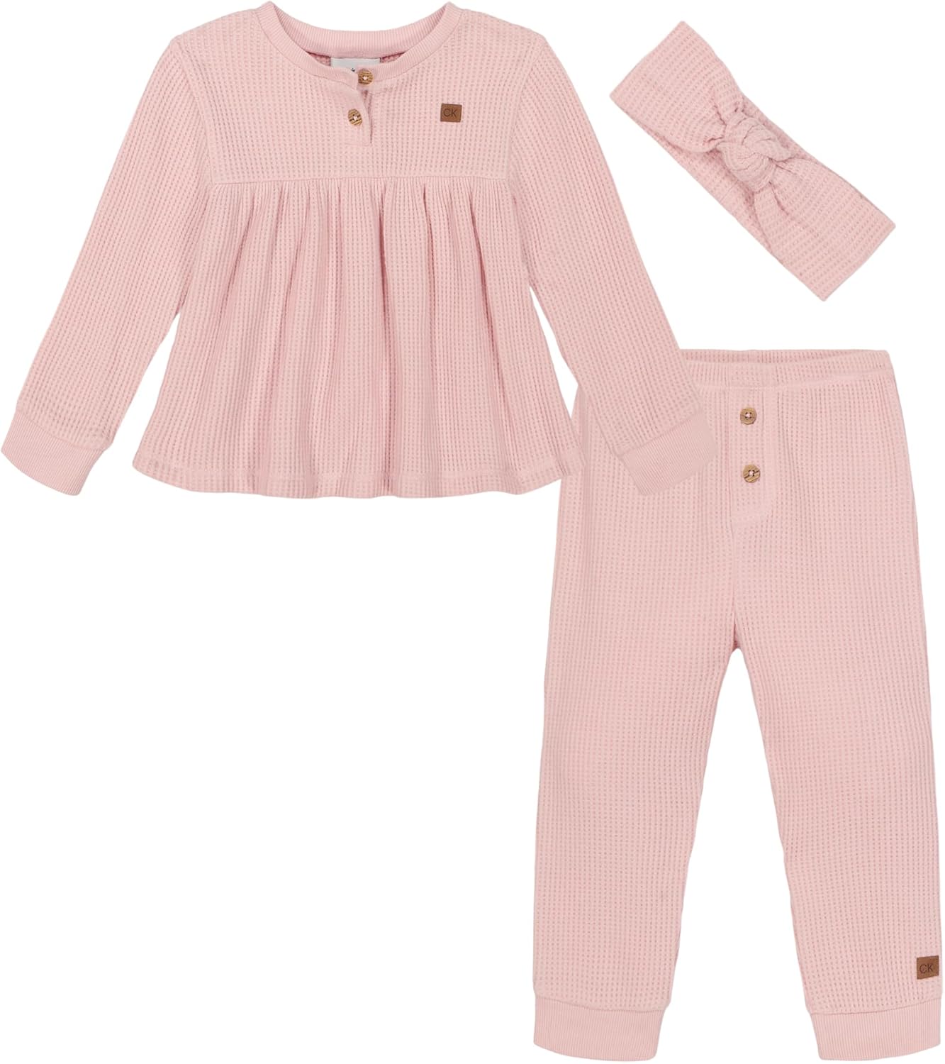 Комплект из двух предметов одежды Calvin Klein для девочек с повязкой на голову, Pink Waffle
Комплект из двух предметов одежды Calvin Klein для девочек с повязкой на голову, Pink Waffle