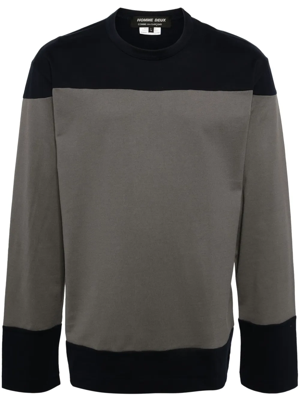 Футболка в стиле колор-блок Comme des Garçons Homme Deux, синий
Футболка в стиле колор-блок Comme des Garçons Homme Deux, синий