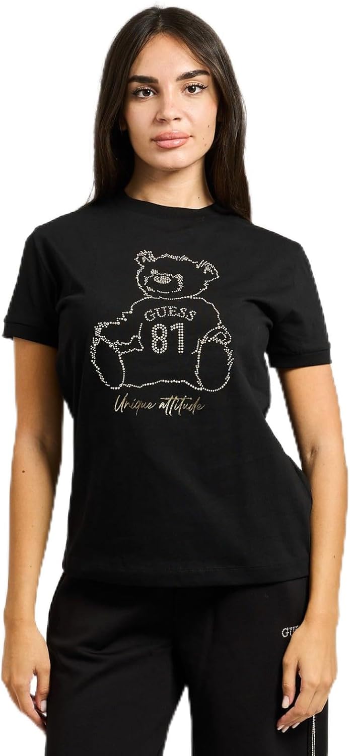 Женская футболка Guess Eco с коротким рукавом, Jet Black, Черный, Женская футболка Guess Eco с коротким рукавом, Jet Black
Женская футболка Guess Eco с коротким рукавом, Jet Black, Черный, Женская футболка Guess Eco с коротким рукавом, Jet Black