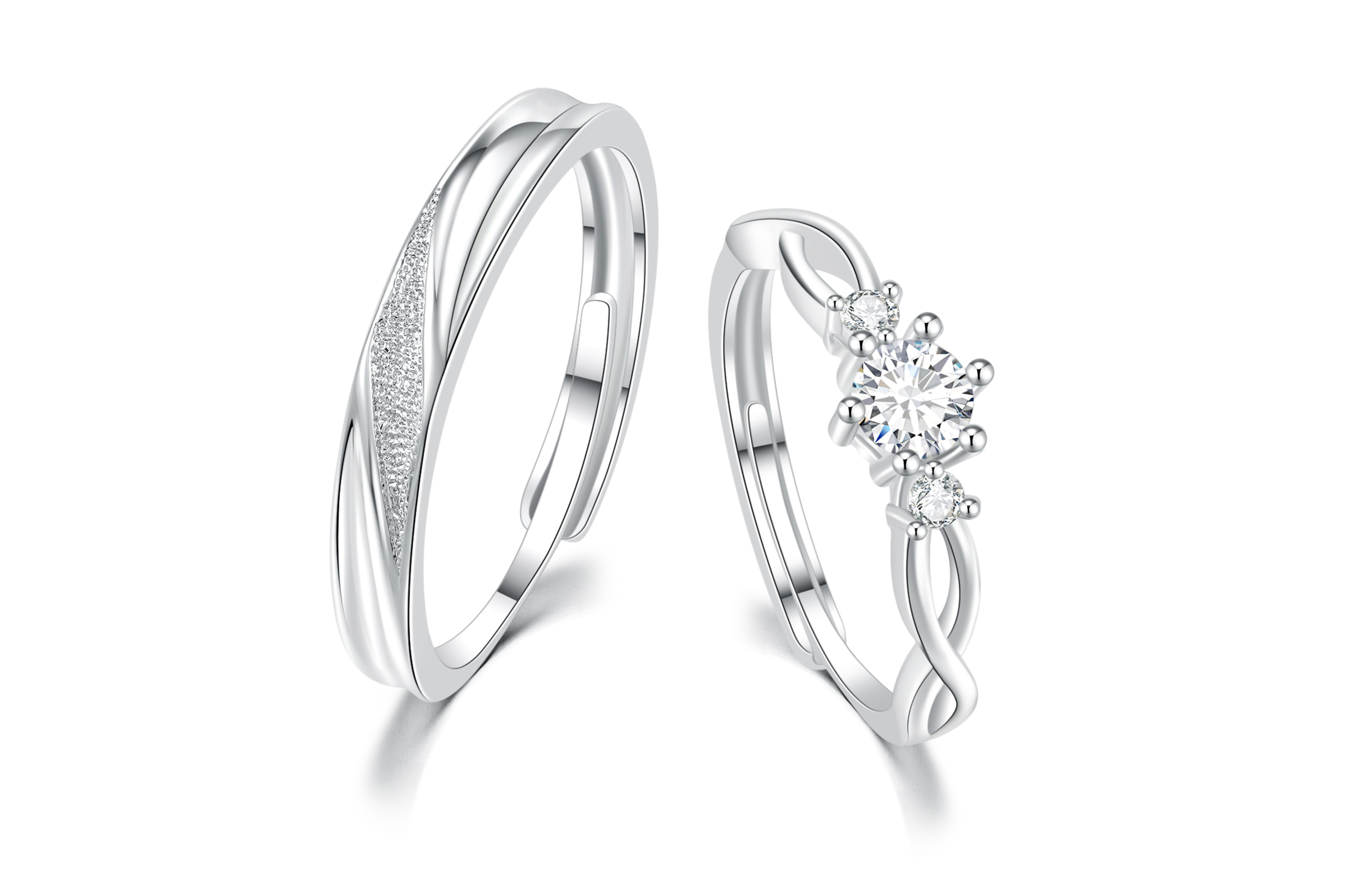 Сверкающее кольцо с кристаллами Unisex TEEX, серебро
Сверкающее кольцо с кристаллами Unisex TEEX, серебро