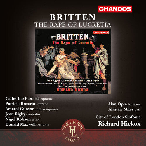CD диск Britten / Pierard / Rozario / Gunson / Rigby: Rape of Lucretia
CD диск Britten / Pierard / Rozario / Gunson / Rigby: Rape of Lucretia