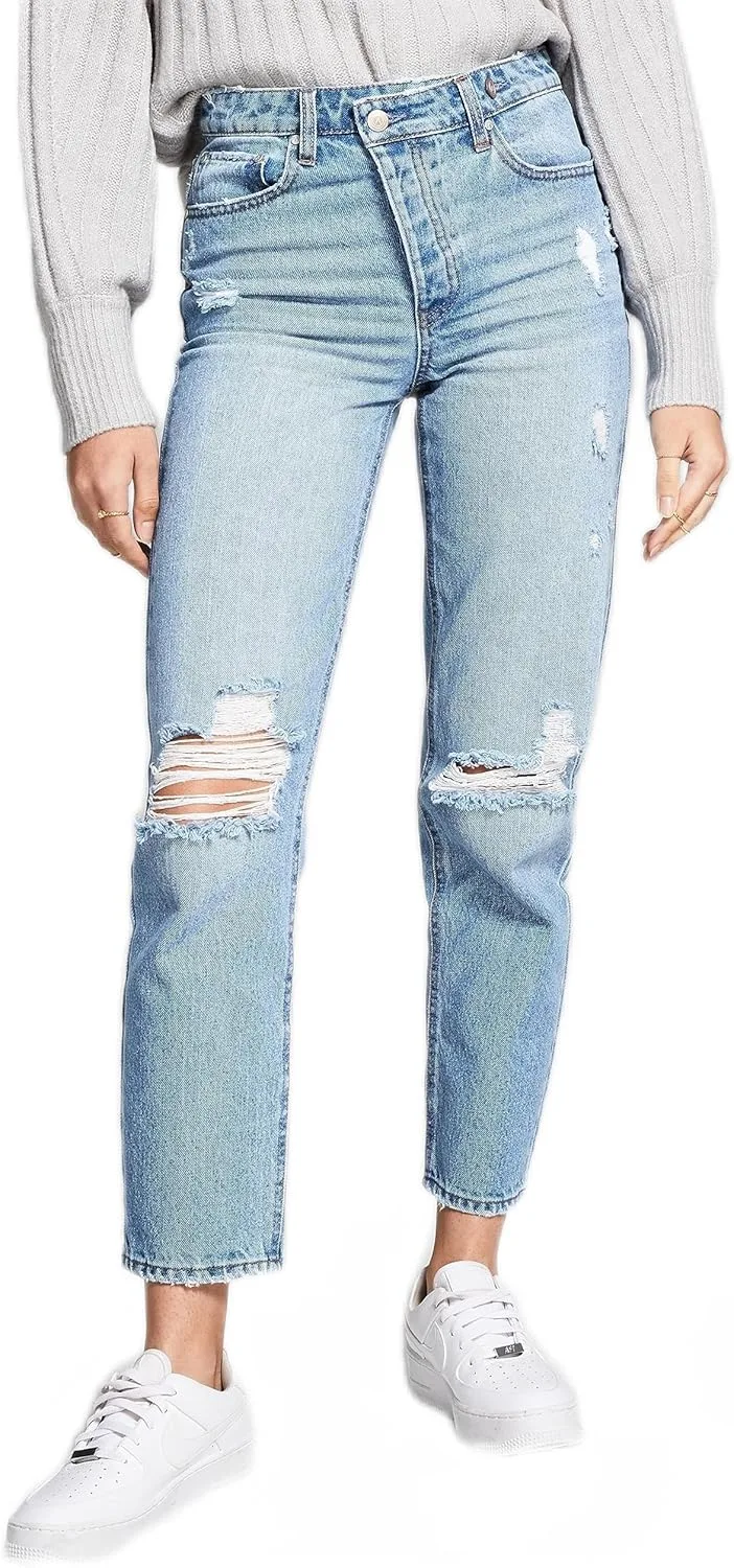 Женские асимметричные джинсы прямого кроя из хлопка And Now This
Женские асимметричные джинсы прямого кроя из хлопка And Now This