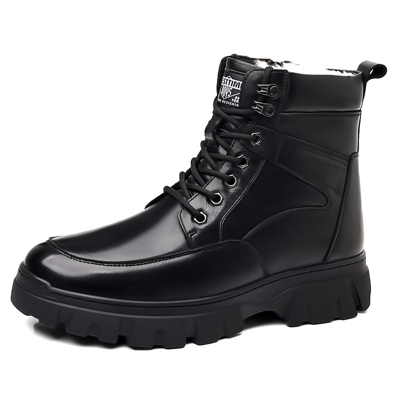 Devanro Короткие мужские ботинки Martin 3,5 см, черные
Devanro Короткие мужские ботинки Martin 3,5 см, черные