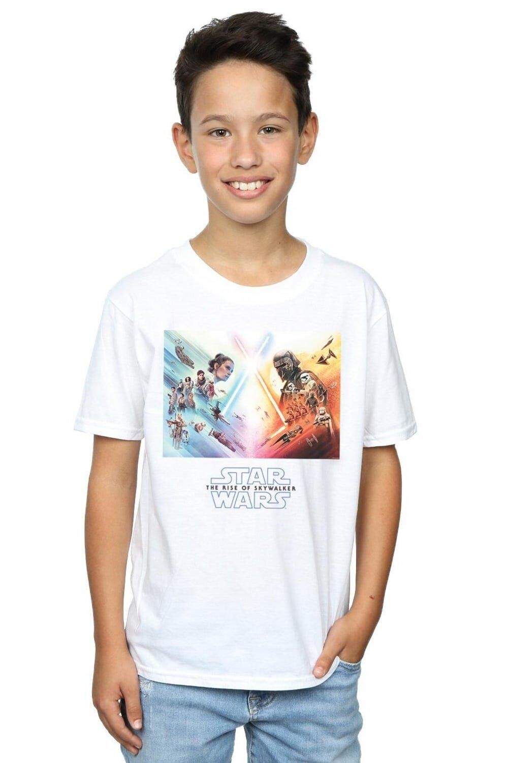Футболка с боевым плакатом «Звездные войны: Скайуокер. Восхождение» Star Wars, белый
Футболка с боевым плакатом «Звездные войны: Скайуокер. Восхождение» Star Wars, белый