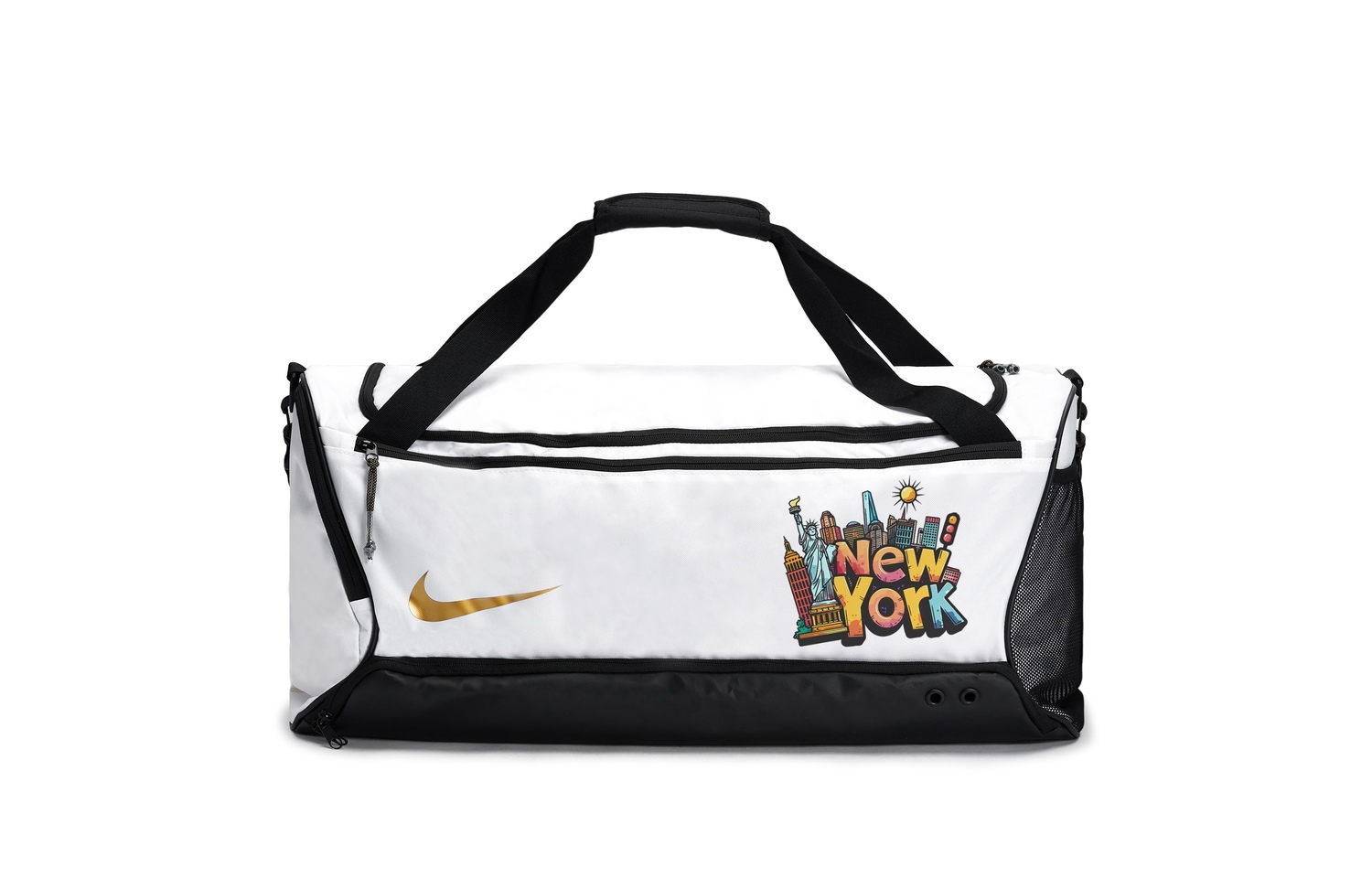 Nike Тканевая дорожная сумка спортивная сумка для трубы унисекс черная белая, Letter
Nike Тканевая дорожная сумка спортивная сумка для трубы унисекс черная белая, Letter