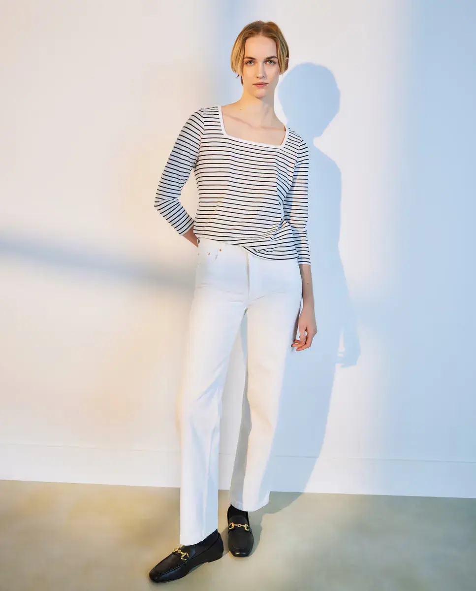 Женская длинная футболка mang с квадратным вырезом Woman El Corte Inglés, белый
Женская длинная футболка mang с квадратным вырезом Woman El Corte Inglés, белый