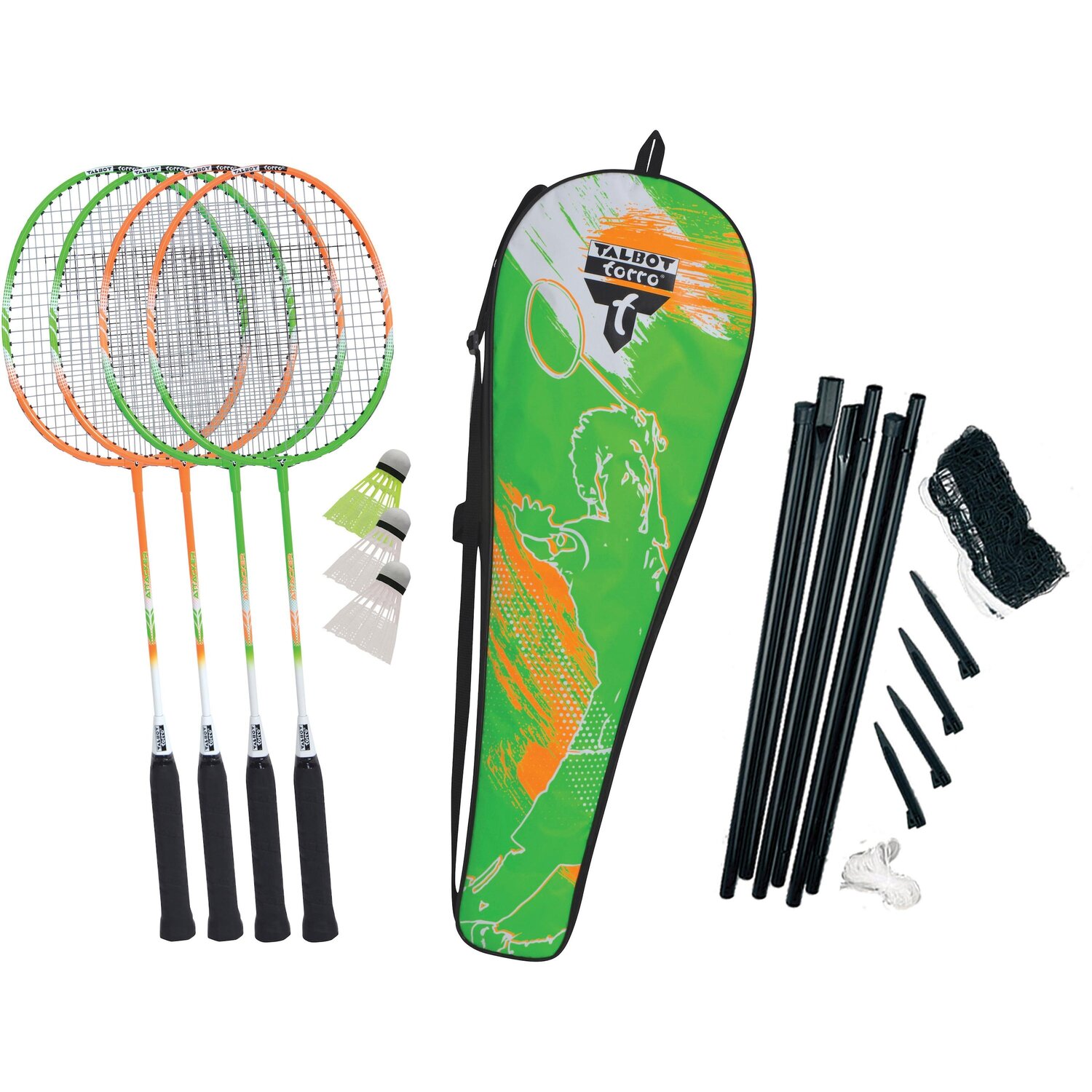 Talbot-Torro Ракетка 'SET 4-ATTACKER PLUS SET', мультиколор
Talbot-Torro Ракетка 'SET 4-ATTACKER PLUS SET', мультиколор