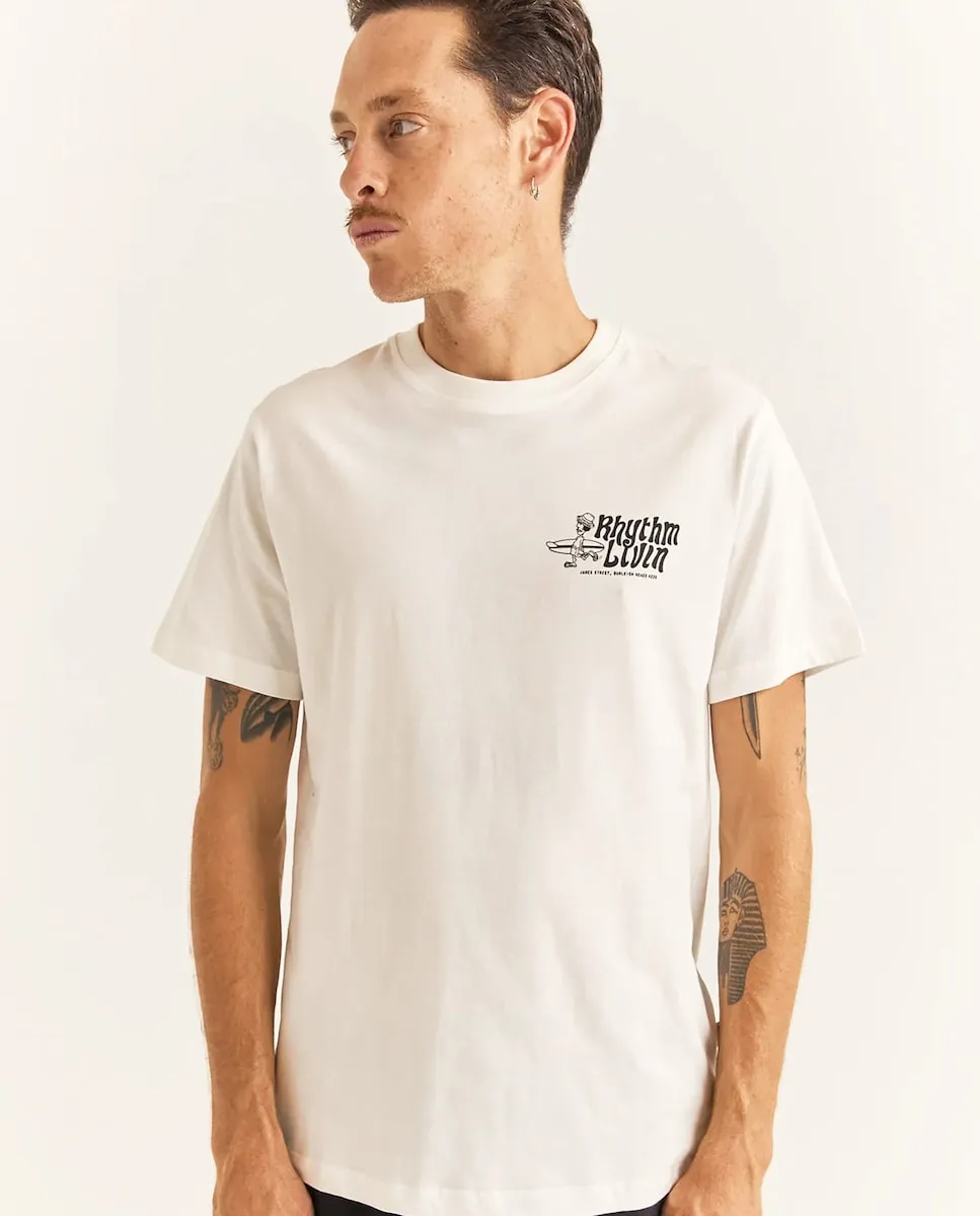 Мужская футболка Livin с коротким рукавом и круглым вырезом Rhythm, белый
Мужская футболка Livin с коротким рукавом и круглым вырезом Rhythm, белый