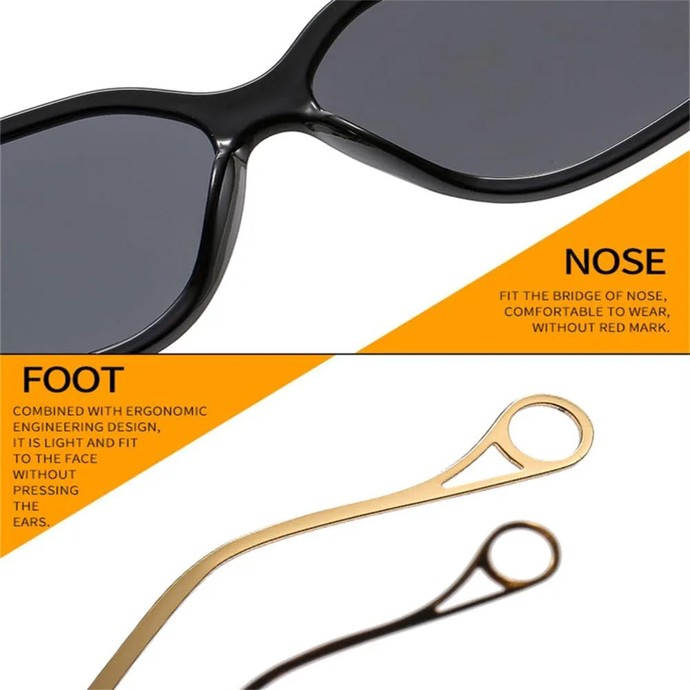 Солнцезащитные очки для женщин и мужчин в стиле панк, с металлическими заклепками, женские солнцезащитные очки с защитой от УФ-излучения UV400 LANGSER, Gray
Солнцезащитные очки для женщин и мужчин в стиле панк, с металлическими заклепками, женские солнцезащитные очки с защитой от УФ-излучения UV400 LANGSER, Gray