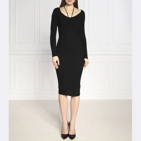 Платье с добавлением шелка Guess, черный
Платье с добавлением шелка Guess, черный