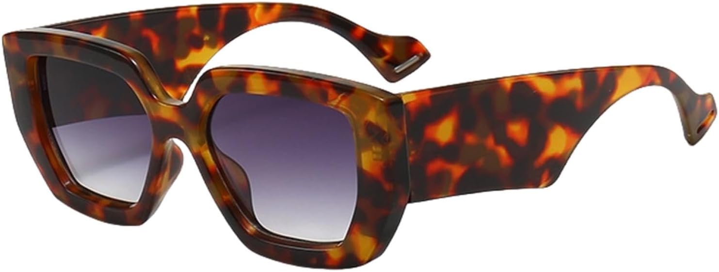 Солнцезащитные очки конфетных цветов для женщин, модные, большого размера, с широкими дужками, градиентные, в толстой оправе, в стиле ретро, разноцветные HHZZYVY, Leopard Tea
Солнцезащитные очки конфетных цветов для женщин, модные, большого размера, с широкими дужками, градиентные, в толстой оправе, в стиле ретро, разноцветные HHZZYVY, Leopard Tea