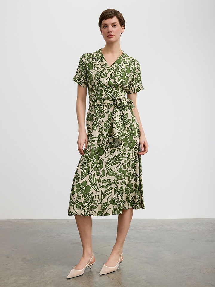 Платье до колена BGN, бежевый/зеленый
Платье до колена BGN, бежевый/зеленый