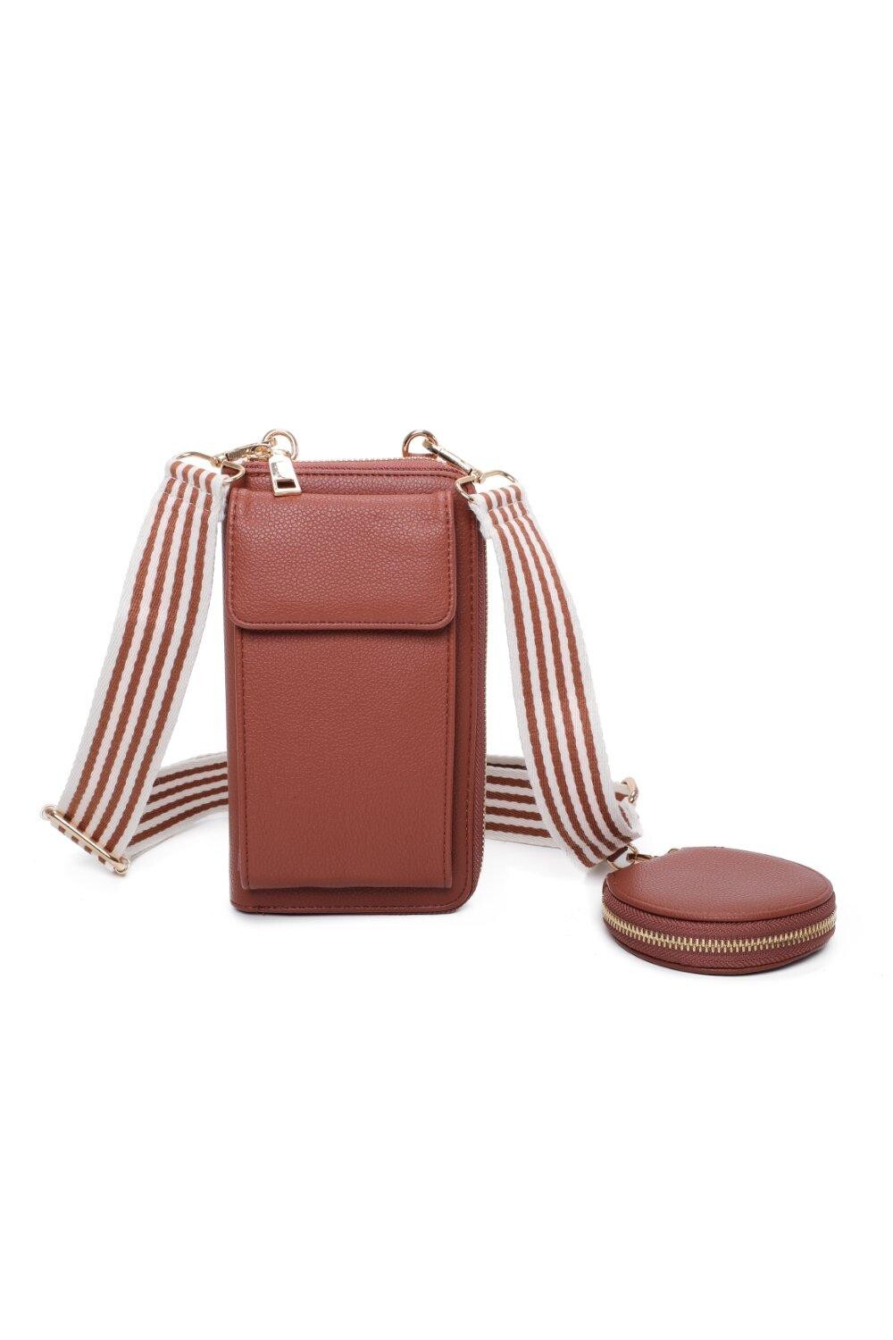 Мини-сумка через плечо Pyari из искусственной кожи с мини-кошельком Fontanella Fashion, коричневый
Мини-сумка через плечо Pyari из искусственной кожи с мини-кошельком Fontanella Fashion, коричневый