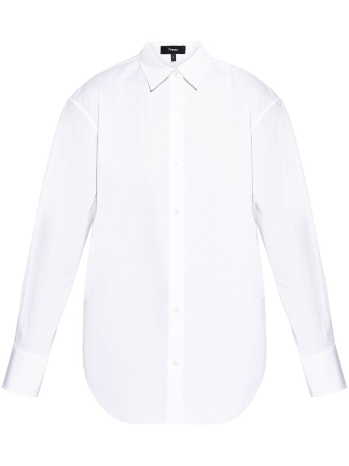 Рубашка бойфренда Theory, белый 
Рубашка бойфренда Theory, белый