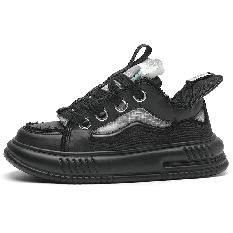 Нескользящие и износостойкие дышащие низкие мужские кроссовки для скейтбординга Grumpy ram, Black
Нескользящие и износостойкие дышащие низкие мужские кроссовки для скейтбординга Grumpy ram, Black