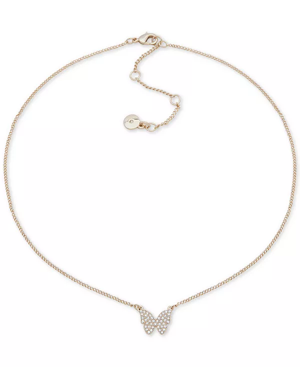 Колье с подвеской в виде бабочки Pavé, длина 16 дюймов + удлинитель 3 дюйма Dkny, gold
Колье с подвеской в виде бабочки Pavé, длина 16 дюймов + удлинитель 3 дюйма Dkny, gold