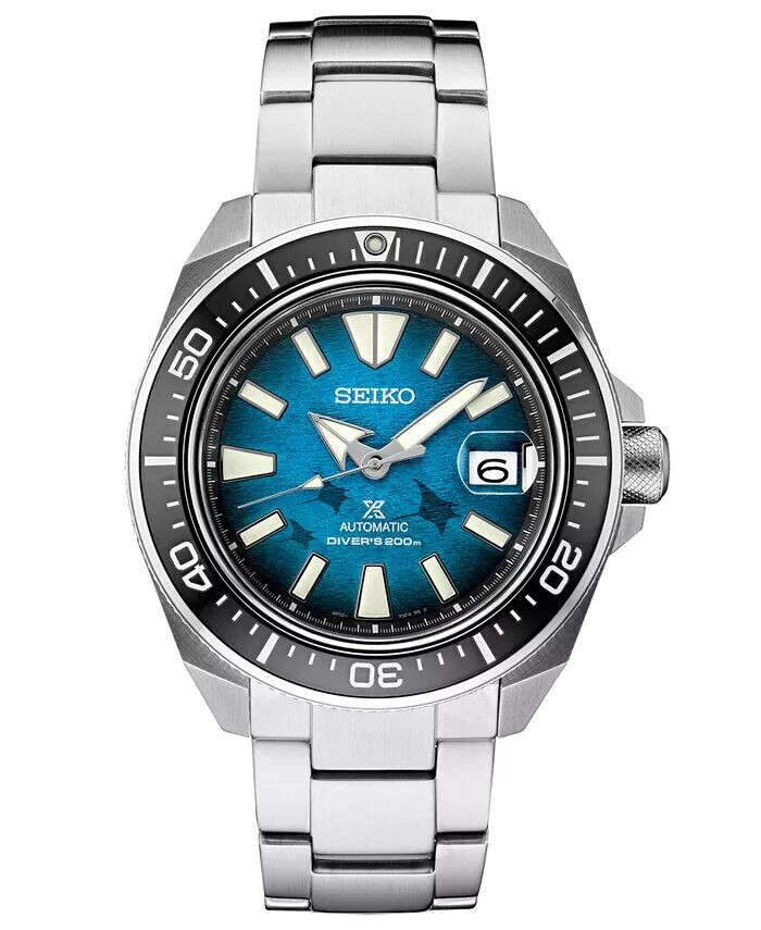 Мужские автоматические часы Prospex Manta Ray Diver из нержавеющей стали, 44 мм, специальная серия Seiko
Мужские автоматические часы Prospex Manta Ray Diver из нержавеющей стали, 44 мм, специальная серия Seiko