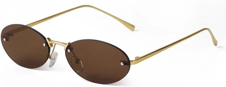 Модные женские солнцезащитные очки без оправы, зеленые, овальной формы, с заклепками, в тонкой оправе, роскошные металлические солнцезащитные очки для женщин с защитой от УФ-излучения GHVWYX, C3
Модные женские солнцезащитные очки без оправы, зеленые, овальной формы, с заклепками, в тонкой оправе, роскошные металлические солнцезащитные очки для женщин с защитой от УФ-излучения GHVWYX, C3