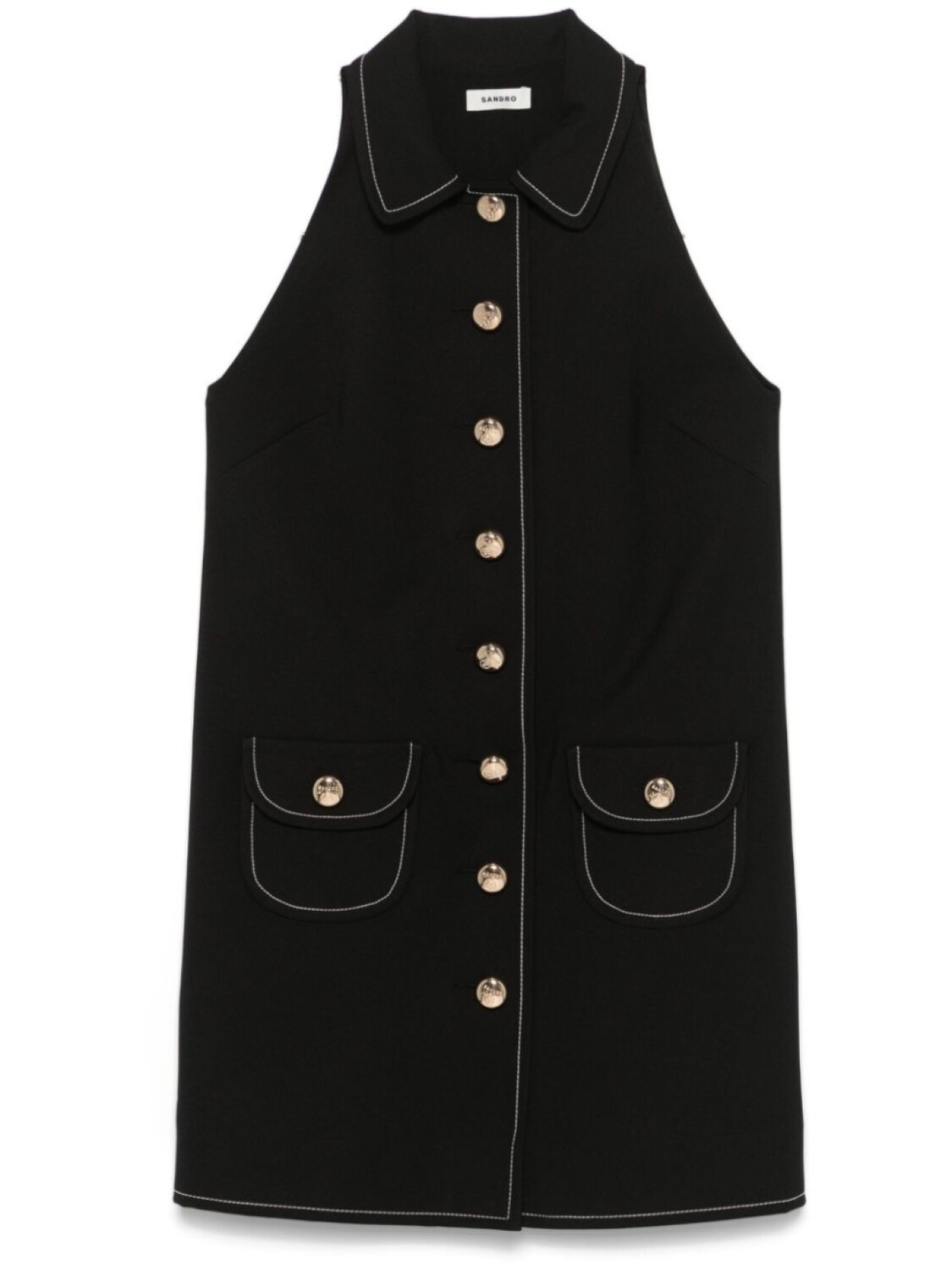 SANDRO платье-рубашка мини, черный
SANDRO платье-рубашка мини, черный