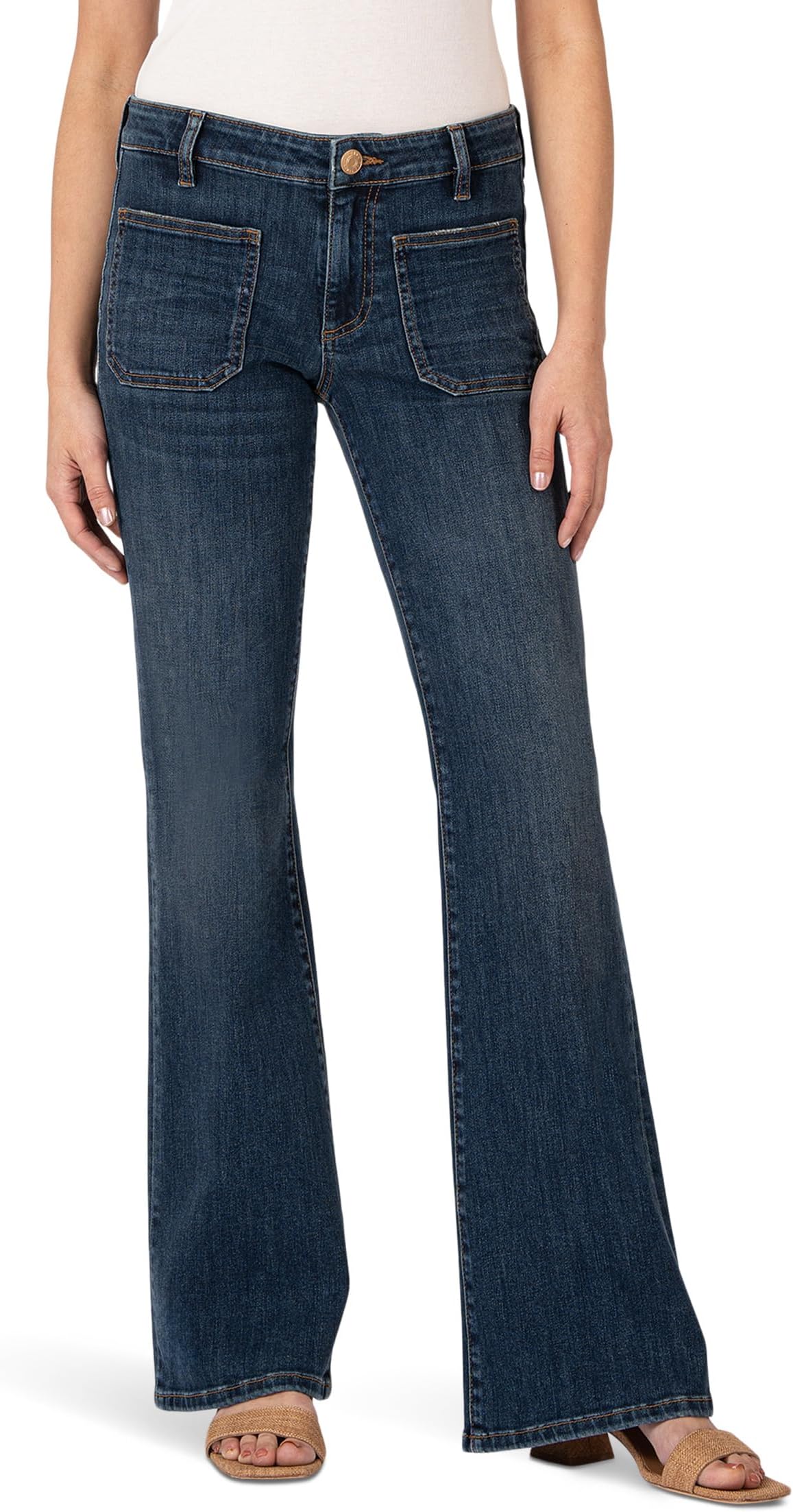 Джинсы KUT from the Kloth Ana Petite Flare With Patch Pockets Reg Hem, Deductive
Джинсы KUT from the Kloth Ana Petite Flare With Patch Pockets Reg Hem, Deductive