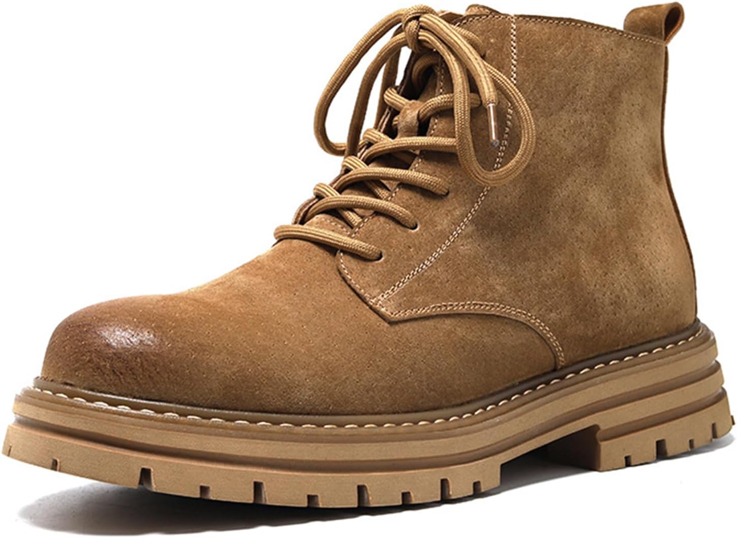 Мужские ботинки QOOEL ручной работы из натуральной кожи, шнуровка, байкерские боевые ботинки, удобный округлый носок, боковая молния, противоскользящая подошва, классические ботильоны, желтый
Мужские ботинки QOOEL ручной работы из натуральной кожи, шнуровка, байкерские боевые ботинки, удобный округлый носок, боковая молния, противоскользящая подошва, классические ботильоны, желтый