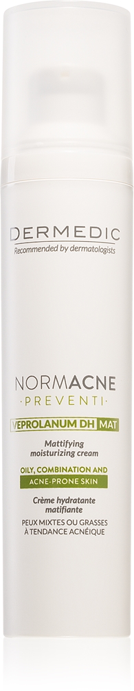 Normacne Preventi матирующий увлажняющий крем для жирной и комбинированной кожи Dermedic, 40 мл
Normacne Preventi матирующий увлажняющий крем для жирной и комбинированной кожи Dermedic, 40 мл