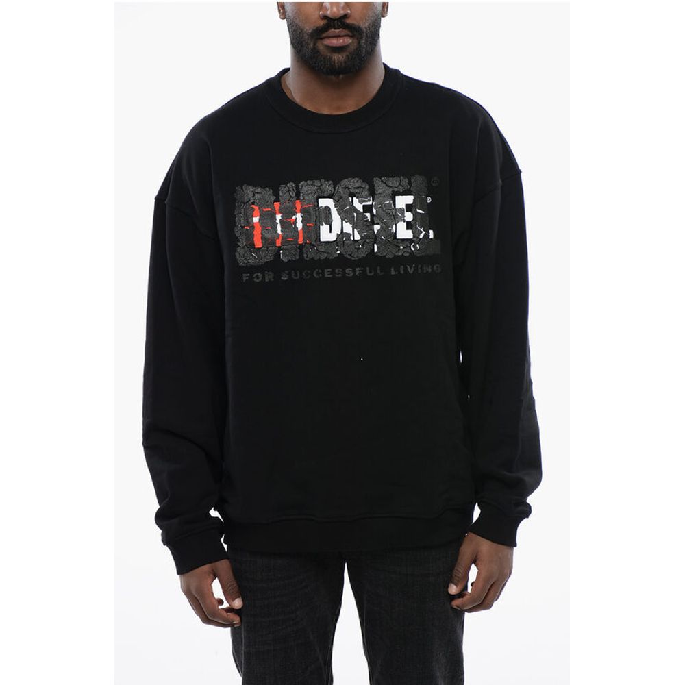 Однотонная толстовка S-NABEL-M с круглым вырезом и эффектом потрескавшейся ткани Diesel, Black
Однотонная толстовка S-NABEL-M с круглым вырезом и эффектом потрескавшейся ткани Diesel, Black