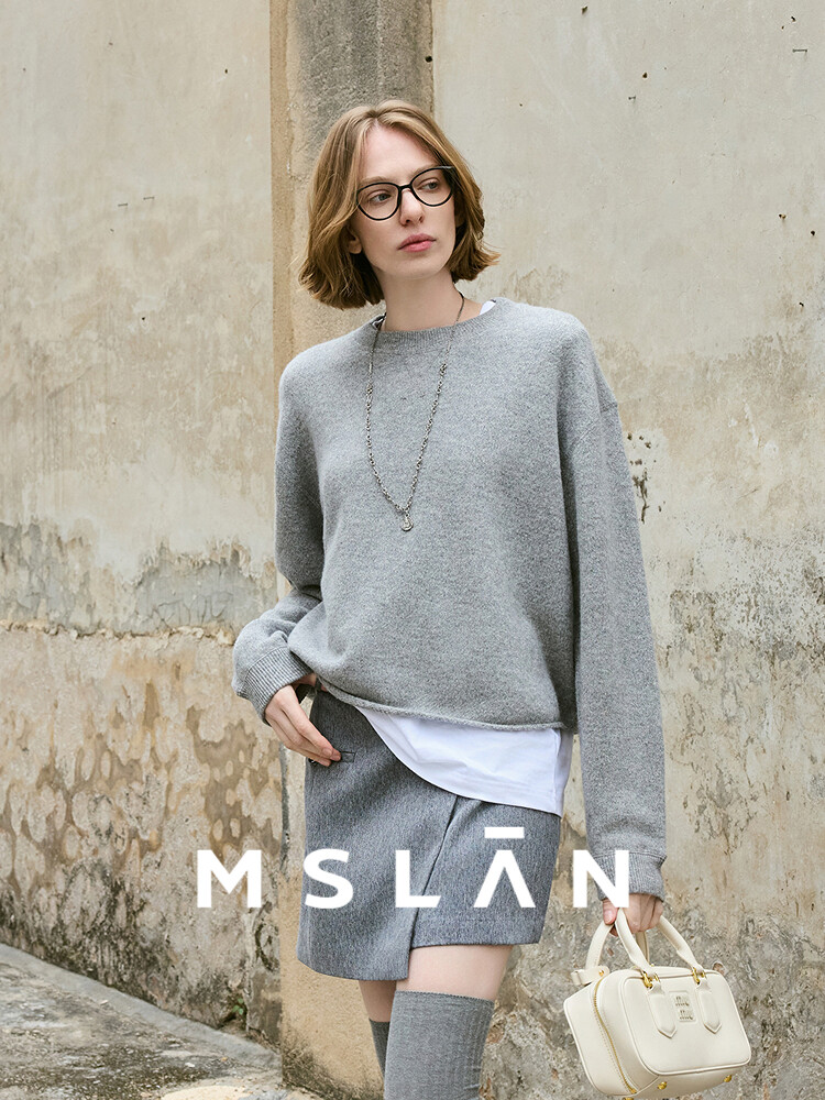 Свитер мягкий женский Mslan из шерсти, серый
Свитер мягкий женский Mslan из шерсти, серый