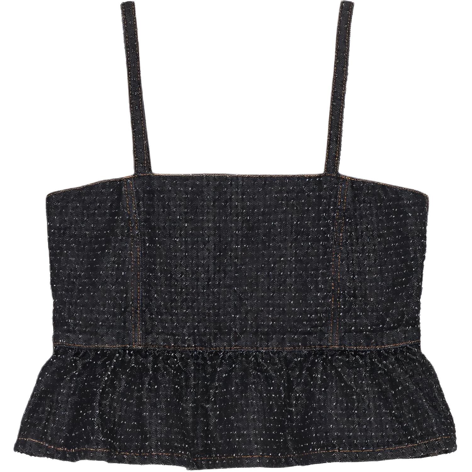 GANNI Женская майка черного цвета
GANNI Женская майка черного цвета