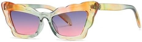 Популярные в 2027 году женские солнцезащитные очки с волнистой оправой, в стиле ретро, с защитой от УФ-излучения UV400, в тренде, с панковскими заклепками MTZJH, Orange
Популярные в 2027 году женские солнцезащитные очки с волнистой оправой, в стиле ретро, с защитой от УФ-излучения UV400, в тренде, с панковскими заклепками MTZJH, Orange