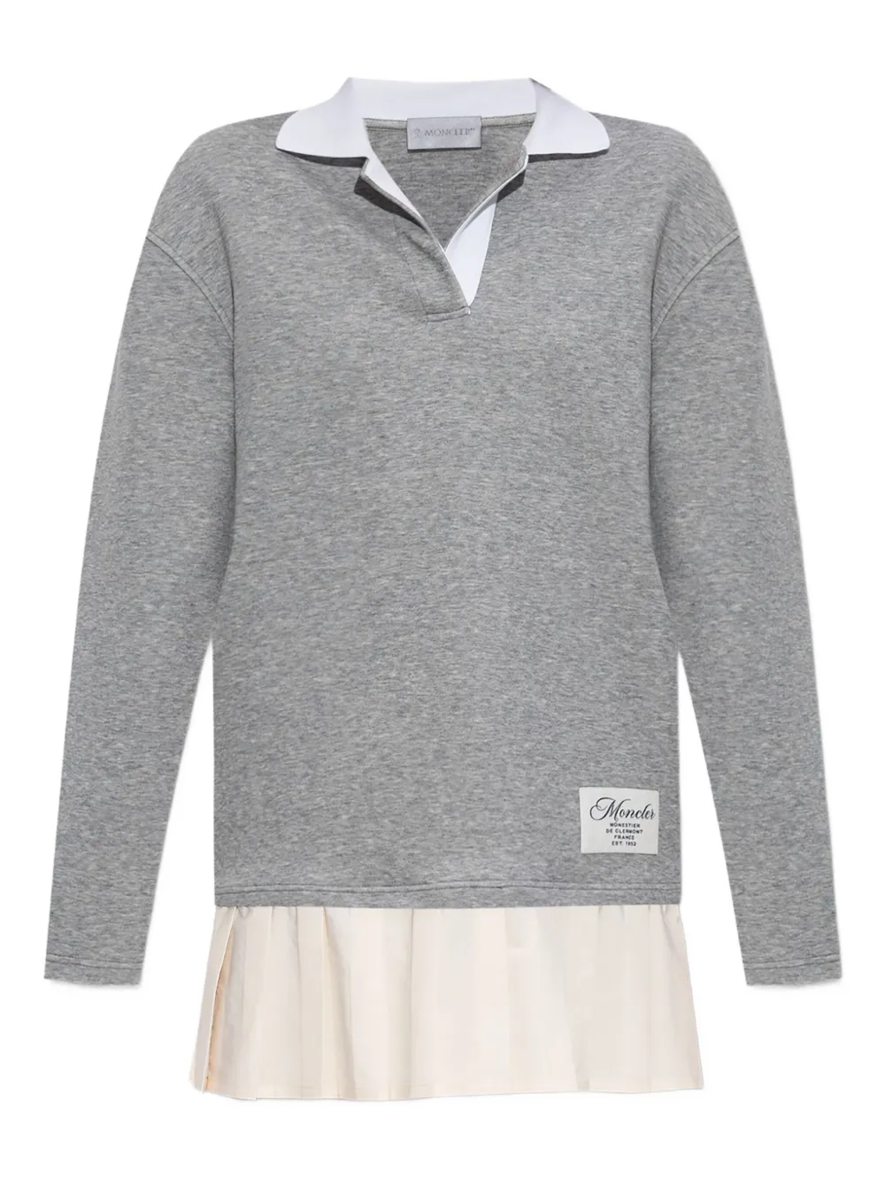 Платье-поло с плиссированными вставками MONCLER, серый
Платье-поло с плиссированными вставками MONCLER, серый