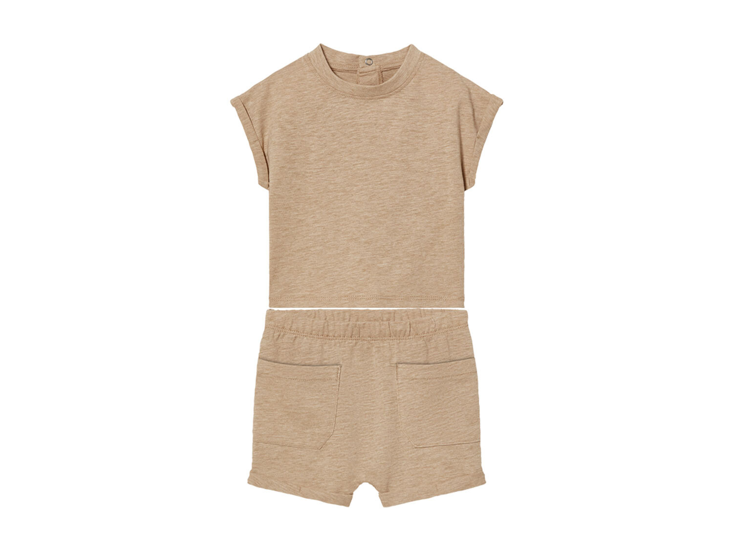 Летний комплект lupilu для малышей из чистого органического хлопка, бежевый
Летний комплект lupilu для малышей из чистого органического хлопка, бежевый
