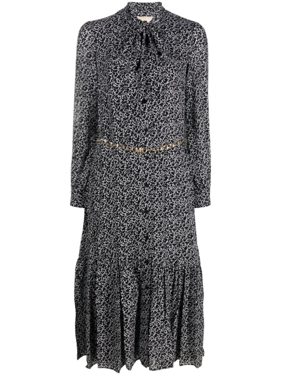Платье-рубашка миди с абстрактным принтом Michael Michael Kors, белый
Платье-рубашка миди с абстрактным принтом Michael Michael Kors, белый