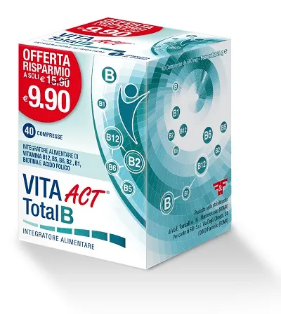 Vita Act Total B, 40 таблеток F&F
Vita Act Total B, 40 таблеток F&F