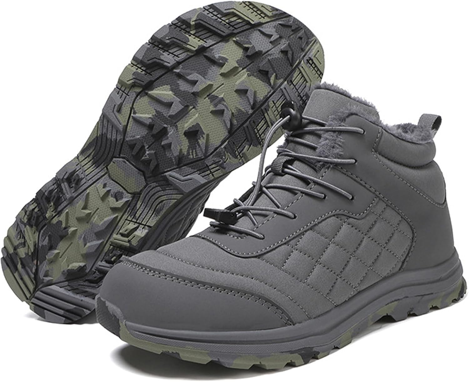 Мужские зимние ботинки TZNBGGE с утеплителем из меха, легкие, для походов, противоскользящие, для работы на улице, босоножки, темно-серый
Мужские зимние ботинки TZNBGGE с утеплителем из меха, легкие, для походов, противоскользящие, для работы на улице, босоножки, темно-серый